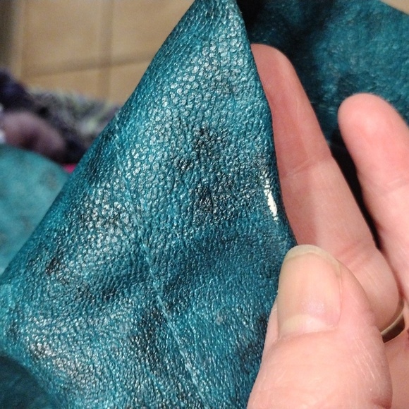 Disney Store Descendants Uma Faux Leather Moto Jacket Girls 7/8 Costume Cosplay - Picture 8 of 8